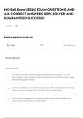 MO Bail Bond &lpar;2026&rpar; EXAM QUESTIONS AND ALL CORRECT ANSWERS 100&percnt; SOLVED AND GUARANTEED SUCCESS&excl;&excl;