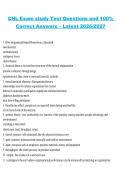 CNL Exam Study Test &lpar;2026&sol;2027&rpar; &ndash; Questions and 100&percnt; Correct Answers Latest Study Guide