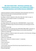 CNL Exam Study Guide &ndash; Horizontal Leadership and Interdisciplinary Communication and Collaboration Skills &lpar;2026&sol;2027&rpar; &ndash; Certified Questions and Verified Answers