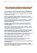 SFTRG 3&comma; AREA SECURITY OPERATIONS EXAM WITH COMPLETE SOLUTIONS 100&percnt; VERIFIED 2026-2027&excl;&excl;