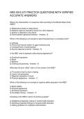 NRS 3016 ATI PRACTICE QUESTIONS WITH VERIFIED ACCURATE ANSWERS