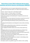 Package deal for CNL Exam Practice Questions &lpar;2026&sol;2027&rpar; &ndash; Verified Answers Rated 100&percnt; Correct Study Guide