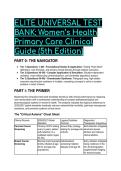 Test Bank for Women&rsquo;s Health Primary Care Clinical Guide &lpar;5th Edition&rpar; - 2026&sol;2027 Updated - Elite WHNP & FNP Exam Prep