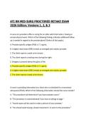ATI RN MED SURG PROCTORED RETAKE EXAM 2026 Edition&colon; Versions 1&comma; 2&comma; & 3