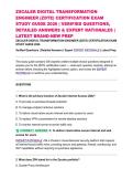 ZSCALER DIGITAL TRANSFORMATION ENGINEER &lpar;ZDTE&rpar; CERTIFICATION EXAM STUDY GUIDE 2026 &vert; VERIFIED QUESTIONS&comma; DETAILED ANSWERS & EXPERT RATIONALES &vert; LATEST BRAND-NEW PREP