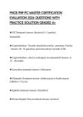 PNCB PNP-PC MASTER CERTIFICATION EVALUATION 2026 QUESTIONS WITH PRACTICE SOLUTION GRADED A&plus;