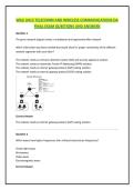 WGU D413 TELECOMM AND WIRELESS COMMUNICATIONS OA FINAL EXAM QUESTIONS AND ANSWERS