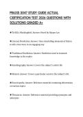 PRAXIS 5047 STUDY GUIDE ACTUAL CERTIFICATION TEST 2026 QUESTIONS WITH SOLUTIONS GRADED A&plus;