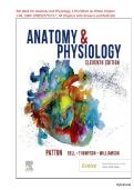 Test Bank For Anatomy and Physiology&comma; 11th Edition by Patton Chapter 1-48 &comma; ISBN&colon; 9780323775717 &comma; All Chapters with Answers and Rationals