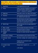 LSU BIOL 1201 EXAM 1 QUESTIONS & DETAILED C0MPLETE SOLUTIONS 100&percnt;