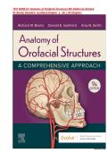 TEST BANK for Anatomy of Orofacial Structures 9th Edition by Richard W&period; Brand&semi; Donald E&period; Isselhard&comma;Chapter 1 - 36 &vert; All Chapters