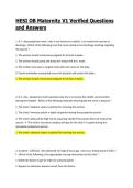 HESI OB Maternity V1 Verified Questions and Answers&vert; Latest Update 2026&sol;27