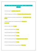 NSG 3850 - Exam 4 Questions And Answers - 100&percnt; Verified Solution 2026-2027