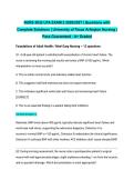 NURS 3632 UTA EXAM 2 2026&sol;2027 &vert; Questions with Complete Solutions &vert; University of Texas Arlington Nursing &vert; Pass Guaranteed - A&plus; Graded