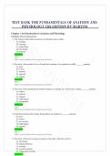 Test Bank for Fundamentals of Anatomy and Physiology&comma; 12th edition by Frederic H&period; Martini &comma; Chapter 1-29 &vert; All Chapters 