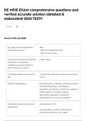 DE MPJE EXAM comprehensive questions and verified accurate solution &lpar;detailed & elaborated&rpar; 2026 TEST&excl;&excl;
