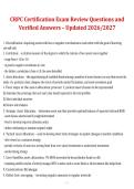 CRPC Certification Exam Review Questions and Verified Answers &ndash; Updated 2026&sol;2027 Complete Study Guide
