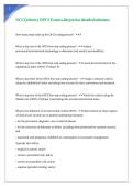 NCCQ theory OPCS Exam with precise detailed solutions