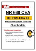 NR 668 CEA Final Exam &lpar;PDF&rpar; &vert; &lpar;2026&rpar; PMHNP Capstone &vert; 400&plus; Questions