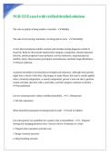 NUR 353 Exam 4 with verified detailed solutions
