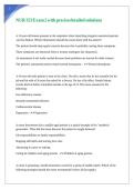 NUR 353 Exam 2 with precise detailed solutions