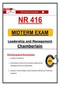 NR 416 Midterm Exam &lpar;PDF&rpar; &vert; &lpar;2026&rpar; Leadership Management &vert; 70 Questions