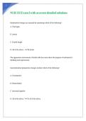 NUR 335 Exam 3 with accurate detailed solutions