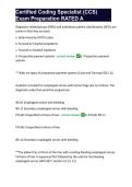 Certified Coding Specialist &lpar;CCS&rpar; Exam Preparation RATED A