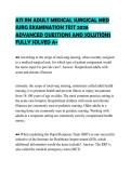 ATI RN ADULT MEDICAL SURGICAL MED  SURG EXAMINATION TEST 2026  ADVANCED QUESTIONS AND SOLUTIONS  FULLY SOLVED A&plus; 
