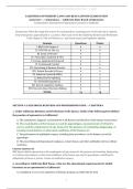 California Optometry Laws and Regulations Examination&comma; California State Board of Optometry&comma; 2026&sol;2027 &ndash; 75-Question Jurisprudence Assessment for Licensure