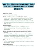 WGU C949 COMPREHENSIVE STUDY GUIDE 2026 FULL QUESTIONS AND SOLUTIONS GRADED A&plus;