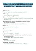 WGU C949 FINAL TEST 2026 QUESTIONS WITH CORRECT ANSWERS GRADED A&plus;