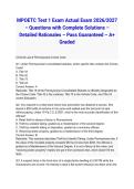 MPOETC Test 1 Exam Actual Exam 2026&sol;2027 &ndash; Questions with Complete Solutions &ndash; Detailed Rationales &ndash; Pass Guaranteed &ndash; A&plus; Graded