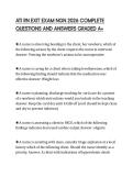 ATI RN EXIT EXAM NGN 2026 COMPLETE  QUESTIONS AND ANSWERS GRADED A&plus;