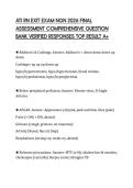 ATI RN EXIT EXAM NGN 2026 FINAL  ASSESSMENT COMPREHENSIVE QUESTION  BANK VERIFIED RESPONSES TOP RESULT A&plus;