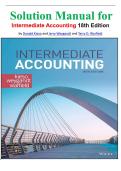 Solution Manual for Intermediate Accounting 18th Edition by Donald Kieso and Jerry Weygandt and Terry D&period; Warfield isbn-9781119826545