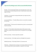 Open stax Psychology exam 2 with accurate detailed solutions
