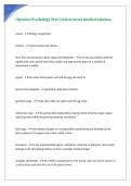 Openstax Psychology Test 3 with accurate detailed solutions