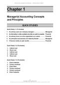 Solutions Manual for Managerial Accounting 8th Edition &ndash; John Wild&comma; Ken Shaw & Barbara Chiappetta 2026 Update