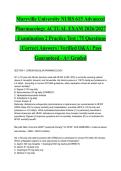 Maryville University NURS 615 Advanced Pharmacology ACTUAL EXAM 2026&sol;2027 &vert; Examination 2 Practice Test &vert; 75 Questions &vert; Correct Answers &vert; Verified Q&A &vert; Pass Guaranteed - A&plus; Graded