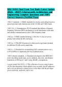 WGU D488 Final Exam Test Bank &lpar;Latest Update 2026 &sol; 2027&rpar; Cybersecurity Architecture and Engineering Complete Questions and 100&percnt; Correct Answers &lpar;Verified Pass&rpar;