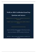 WellCare 2026 Certification Exam Prep Questions and Answers