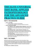 Elite Applied Pathophysiology Test Bank for APRN 2026&sol;2027