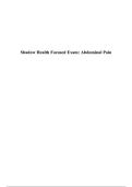 Shadow Health Focused Exam&colon; Abdominal Pain 2026 Study Guide