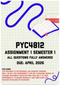 PYC4812 Assignment 1 Memo &vert; Due April 2026
