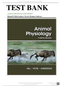 Test Bank for Animal Physiology 4th Edition By Richard W&period; Hill&comma; Gordon A&period; Wyse&comma; Margaret Anderson