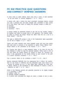 PCA832A2PRACTICEA2QUIZAQUESTIONS ANDACORRECTA2VERIFIEDA2ANSWERS