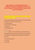 NSG 3280 Exam 3 Pathophysiology &lpar;2026&sol;2027&rpar; &vert; Galen College of Nursing &vert; 150 Q&A with Rationales &vert; Neuro&comma; Stroke&comma; SCI&comma; Neurodegenerative