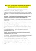BCPS Exam with all Correct & 100&percnt; Verified Answers &vert;Actual Complete Exam &vert;Already Graded A&plus;