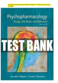  Psychopharmacology Drugs the Brain and Behavior 3rd Edition Meyer Nursing Test Bank Questions and Answers 2025&sol; 2026 Complete Psychiatric Pharmacology Study Guide with Solution